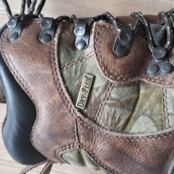 Cabela’s Thinsulate Ultra Heavy Duty Hunting Camo Leather High Top Boots - Picture 8 of 12